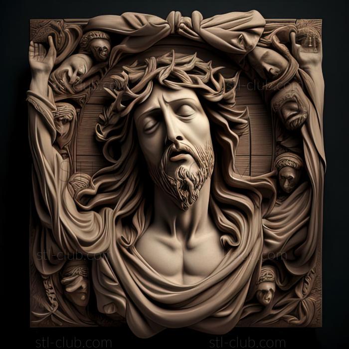 3D model st jesus (STL)